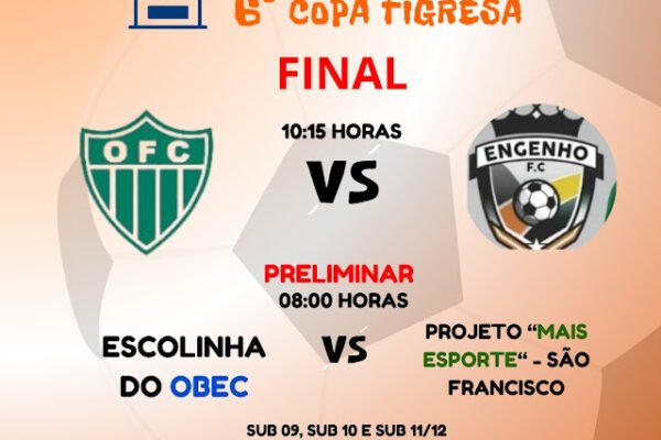 Domingo
acontece a final da 6ª Copa Tigresa de Master – Campeonato Municipal de
Veteranos