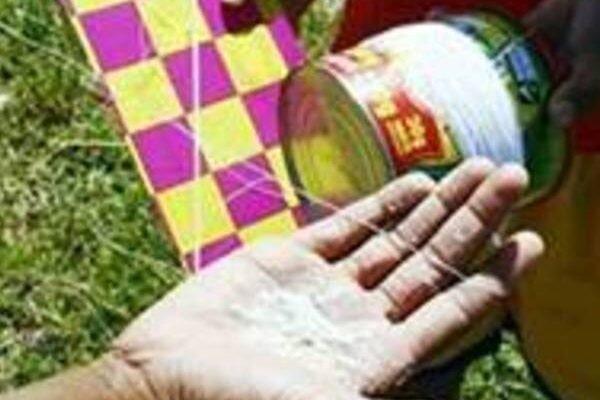 Usar cerol em linha de pipa é crime
