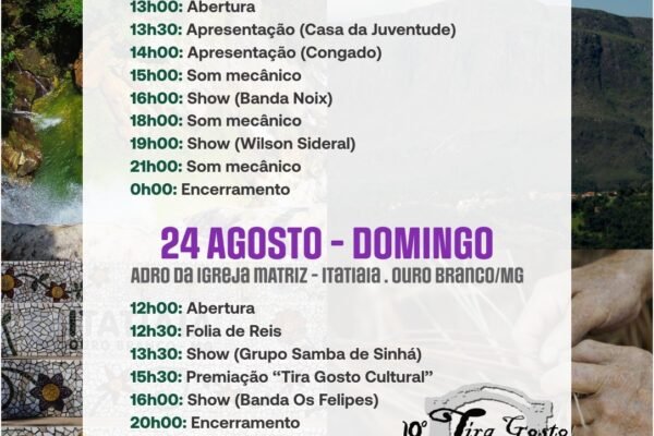 Tira Gosto Cultural de Itatiaia