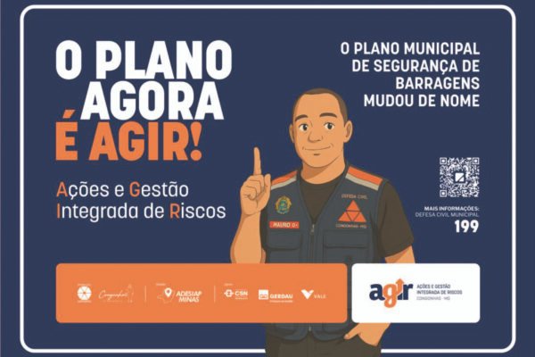 Congonhas reforça foco na prevenção e lança nova marca do plano de segurança: AGIR – Ações e Gestão Integrada de Riscos